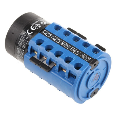 Kraus & Naimer, 3P 3 Position 60° Multi Step Cam Switch, 20A