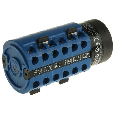 Kraus & Naimer, 4P 3 Position 60° Multi Step Cam Switch, 20A