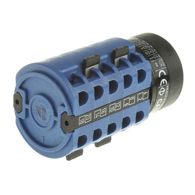 Kraus & Naimer, DP 5 Position 60° Multi Step Cam Switch, 20A