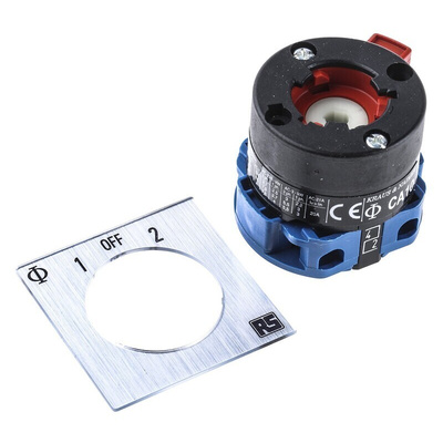 Kraus & Naimer, SP 3 Position 60° Double Throw Cam Switch, 20A