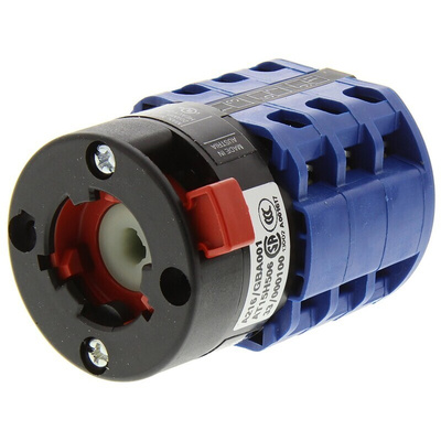 Kraus & Naimer, 3P 3 Position 60° Double Throw Cam Switch, 20A