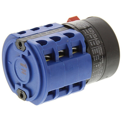Kraus & Naimer, 3P 3 Position 60° Double Throw Cam Switch, 20A
