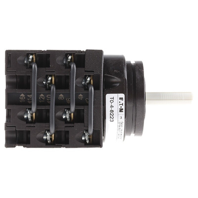 Eaton, 4P 2 Position 90° Changeover Cam Switch, 690V ac, 20A, Toggle Actuator