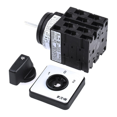 Eaton, 4P 3 Position 60° Changeover Cam Switch, 690V ac, 20A, Toggle Actuator