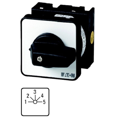 Eaton, SP 5 Position 45° Multi Step Cam Switch, 690V ac, 20A, Rotary Actuator