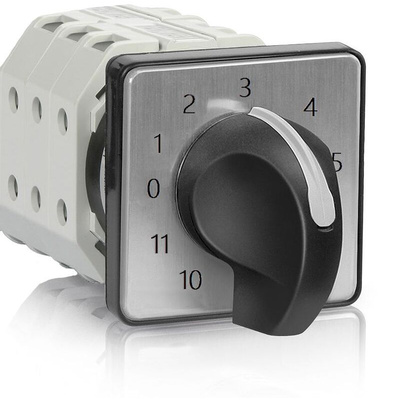 RS PRO, SP 12 Position 30° Multi Step Cam Switch, 500V ac, 16A, Knob Actuator