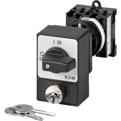 Eaton, 3P 2 Position 90° On-Off Cam Switch, 690V (Volts), 20A, Rotary Actuator