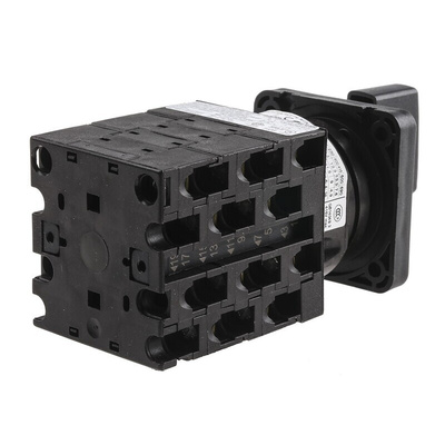 Eaton, 3P 3 Position 45° Multi Step Cam Switch, 690V ac, 20A, Rotary Actuator