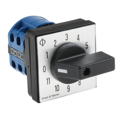 Kraus & Naimer 12 Position Coding Cam Switch, 6A
