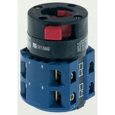 Kraus & Naimer, DP 2 Position 60° Double Throw Cam Switch, 25A