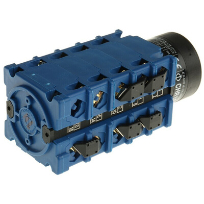 Kraus & Naimer, 3P 3 Position 60° Multi Step Cam Switch, 20A