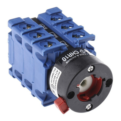 Kraus & Naimer, 3P 3 Position 60° Double Throw Cam Switch, 20A