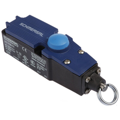 Schmersal ZQ700 Rope Pull Switch, 10m, NO/NC, Straight