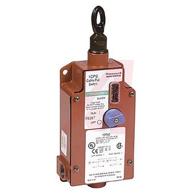 Honeywell 1CPS Rope Pull Switch, 76m, 2NO/2NC, Straight