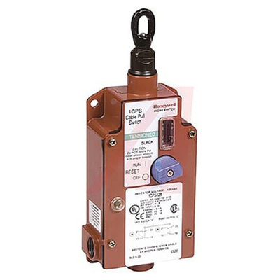 Honeywell 1CPS Rope Pull Switch, 76m, 2NO/2NC, Straight