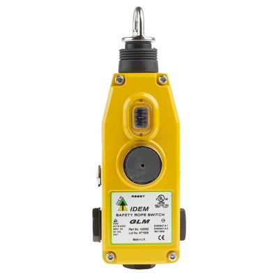 IDEM GLM Rope Pull Switch, 50m, 2NO/2NC, Straight