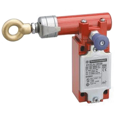 Telemecanique Sensors XY2CJ Rope Pull Switch, 30m, NO/2NC, Left Side
