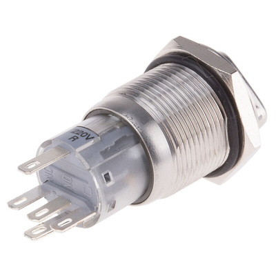 RS PRO, 2 Position on-on Rotary Switch, 5 A @ 250 V ac, Quick Connect, Solder