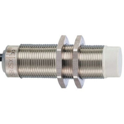 Telemecanique Sensors Inductive Barrel-Style Proximity Sensor, M18 x 1, 12 mm Detection, 20 → 264 V ac/dc, IP69K