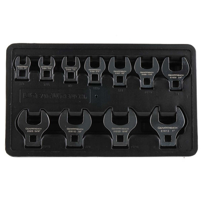 Gear Wrench 11 Piece Crow Foot Spanner Set