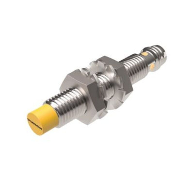 Turck Inductive Barrel-Style Proximity Sensor, M8 x 1, 6 mm Detection, PNP Output, 10 → 30 V dc, IP68