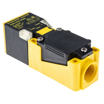 Turck Inductive Block-Style Proximity Sensor, 50 mm Detection, PNP Output, 10 → 30 V dc, IP68