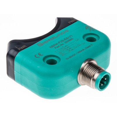 Pepperl + Fuchs Inductive Block-Style Proximity Sensor, 4 mm Detection, PNP Output, 10 → 30 V dc, IP67