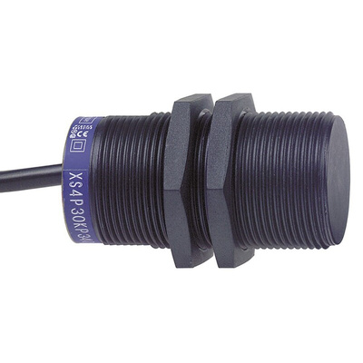 Telemecanique Sensors Inductive Barrel-Style Proximity Sensor, M12 x 1, 4 mm Detection, PNP Output, 12 → 24 V