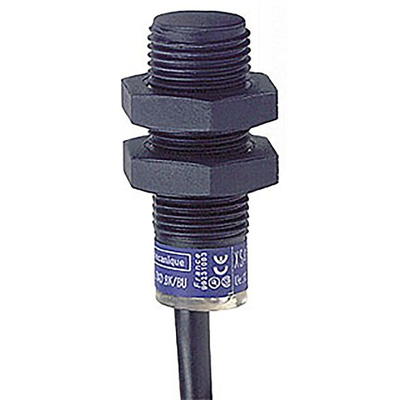 Telemecanique Sensors Inductive Barrel-Style Proximity Sensor, M12 x 1, 4 mm Detection, PNP Output, 12 → 24 V