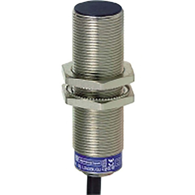 Telemecanique Sensors Inductive Barrel-Style Proximity Sensor, M18 x 1, 5 mm Detection, PNP Output, 12 → 24 V
