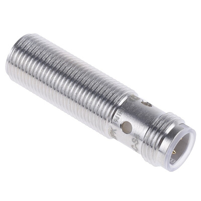 BALLUFF Inductive Barrel-Style Proximity Sensor, M12 x 1, 2 mm Detection, PNP Output, 10 → 30 V dc, IP68