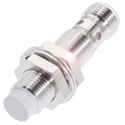 BALLUFF Inductive Barrel-Style Proximity Sensor, M12 x 1, 4 mm Detection, PNP Output, 10 → 30 V dc, IP68