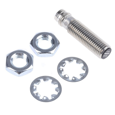 BALLUFF Inductive Barrel-Style Proximity Sensor, M8 x 1, 1.5 mm Detection, PNP Output, IP67
