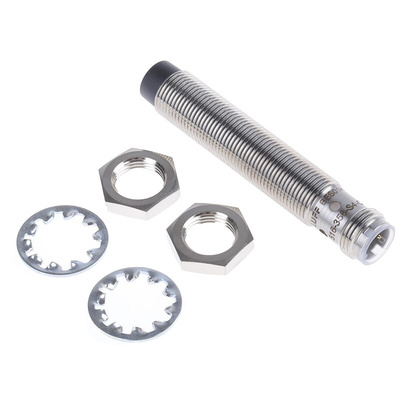 BALLUFF Inductive Barrel-Style Proximity Sensor, M12 x 1, 4 mm Detection, PNP Output, 10 → 30 V dc, IP68