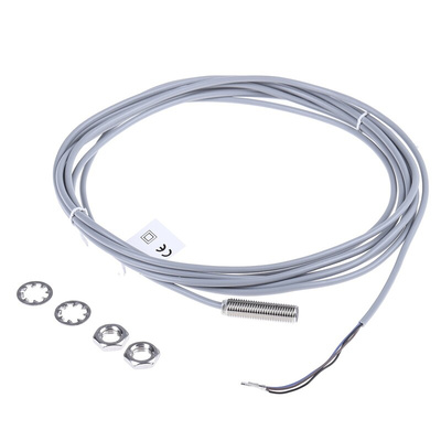 BALLUFF Inductive Barrel-Style Proximity Sensor, M8 x 1, 1.5 mm Detection, PNP Output, 10 → 30 V dc, IP68