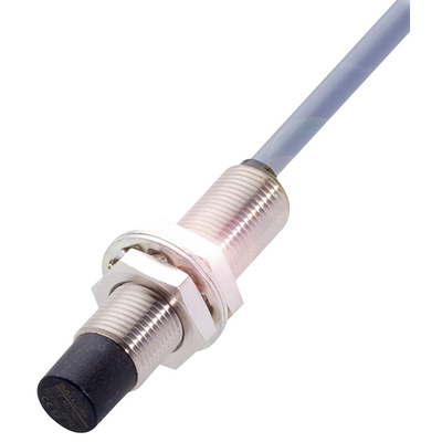 BALLUFF Inductive Barrel-Style Proximity Sensor, M12 x 1, 8 mm Detection, NPN Output, 10 → 30 V dc, IP67