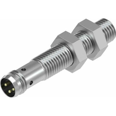 Festo SIEN Series Inductive Barrel-Style Proximity Sensor, M8 x 1, 1.5 mm Detection, PNP Output, 10 → 30 V dc,