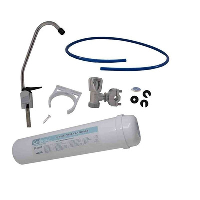 Water filter kit complete with cartridge
