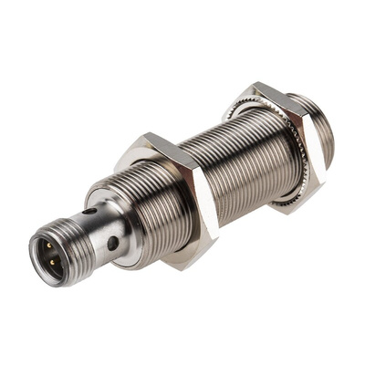 Pepperl + Fuchs Inductive Barrel-Style Proximity Sensor, M18 x 1, 5 mm Detection, NPN Output, 5 → 36 V dc, IP68