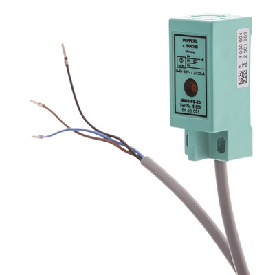 Pepperl + Fuchs Inductive Block-Style Proximity Sensor, 5 mm Detection, NPN Output, 10 → 30 V dc, IP67