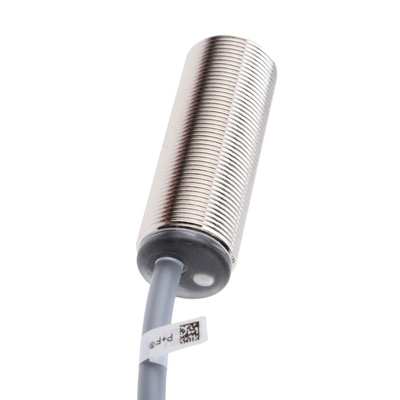 Pepperl + Fuchs Inductive Barrel-Style Proximity Sensor, M18 x 1, 8 mm Detection, NPN Output, 5 → 36 V dc, IP68
