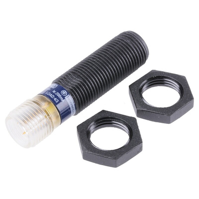 Telemecanique Sensors Inductive Barrel-Style Proximity Sensor, M12 x 1, 4 mm Detection, PNP Output, 12 → 24 V