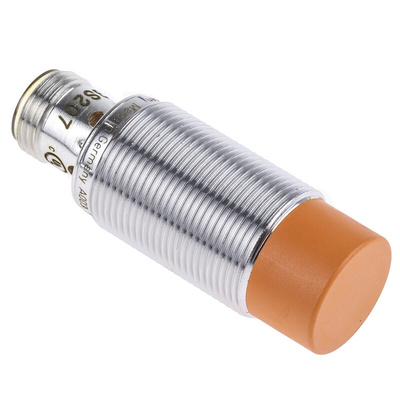 ifm electronic Inductive Barrel-Style Proximity Sensor, M18 x 1, 12 mm Detection, PNP Output, 10 → 36 V dc, IP67
