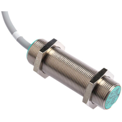 Pepperl + Fuchs Inductive Barrel-Style Proximity Sensor, M18 x 1, 5 mm Detection, Analogue Output, 15 → 30 V dc,