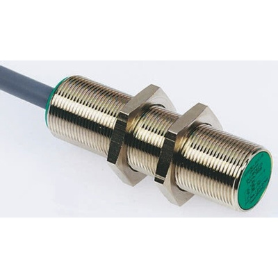 Pepperl + Fuchs Inductive Barrel-Style Proximity Sensor, M18 x 1, 5 mm Detection, Analogue Output, 15 → 30 V dc,