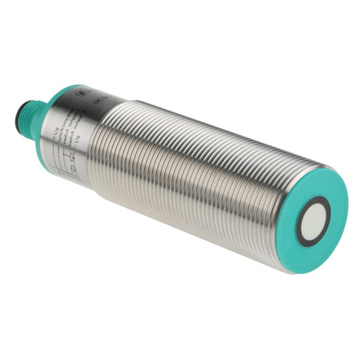 Pepperl + Fuchs Ultrasonic Barrel-Style Proximity Sensor, M30 x 1.5, 30 → 500 mm Detection, PNP Output, 10