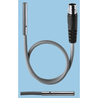 Baumer Inductive Barrel-Style Proximity Sensor, 0.8 mm Detection, PNP Output, 10 → 30 V dc, IP67