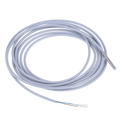 Baumer Inductive Barrel-Style Proximity Sensor, 0.8 mm Detection, PNP Output, 10 → 30 V dc, IP67