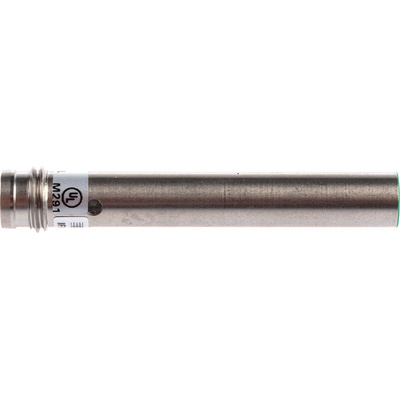 Baumer Inductive Barrel-Style Proximity Sensor, 2 mm Detection, PNP Output, 10 → 30 V dc, IP67