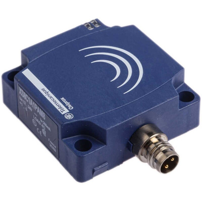 Telemecanique Sensors Inductive Block-Style Proximity Sensor, 25 mm Detection, PNP Output, 12 → 24 V dc, IP67